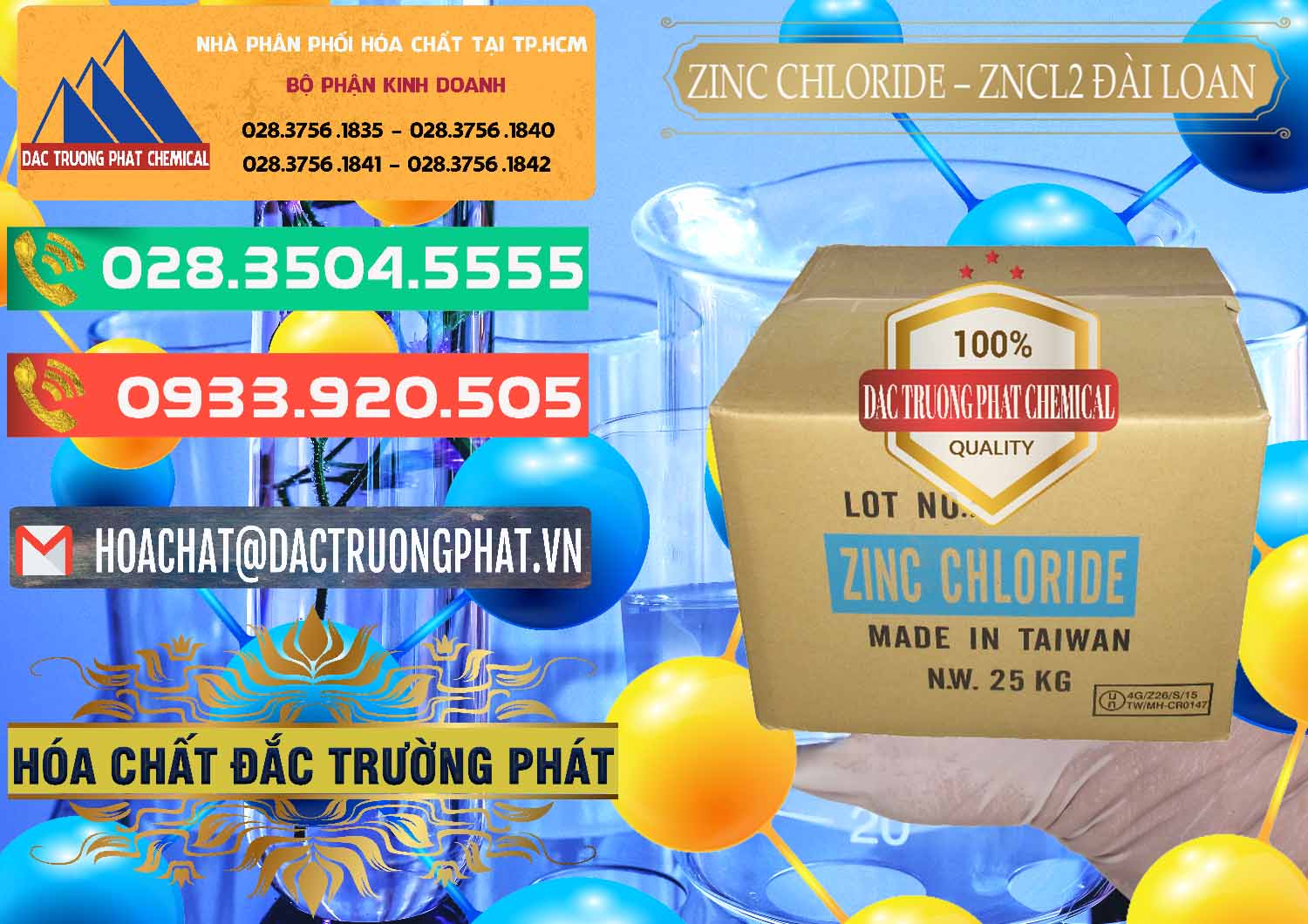 Đơn vị chuyên bán - phân phối Zinc Chloride - ZNCL2 96% Đài Loan Taiwan - 0178 - Nơi chuyên phân phối ( cung ứng ) hóa chất tại TP.HCM - congtyhoachat.com.vn