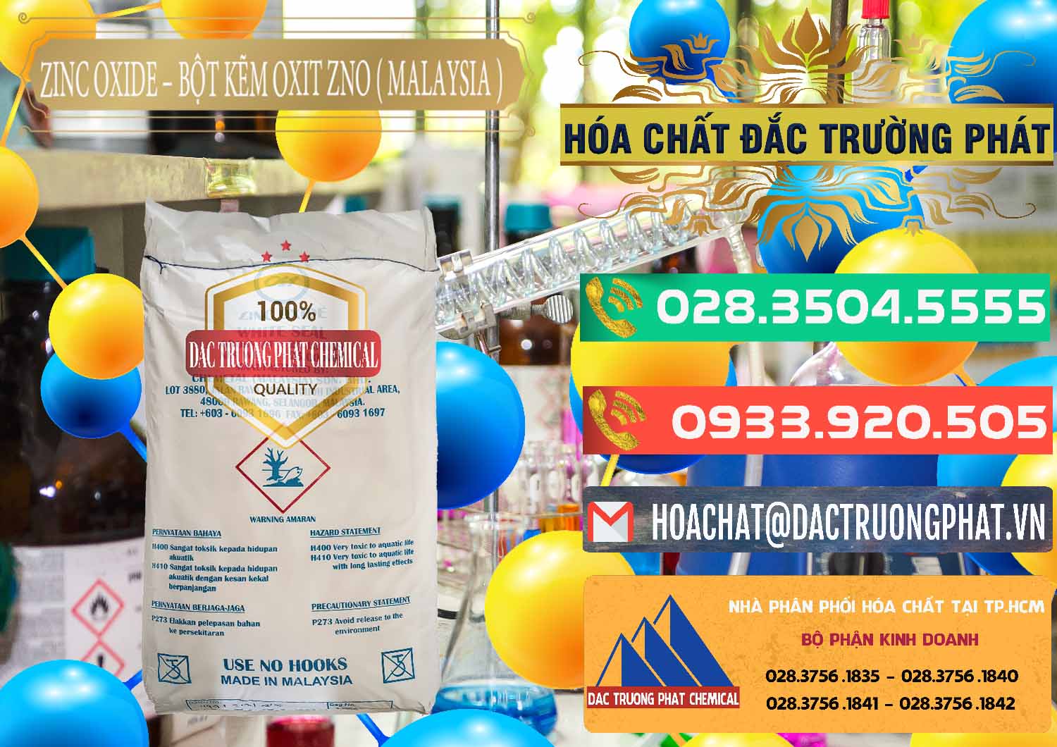 Đơn vị cung cấp - bán Zinc Oxide - Bột Kẽm Oxit ZNO Malaysia - 0179 - Chuyên cung cấp - phân phối hóa chất tại TP.HCM - congtyhoachat.com.vn