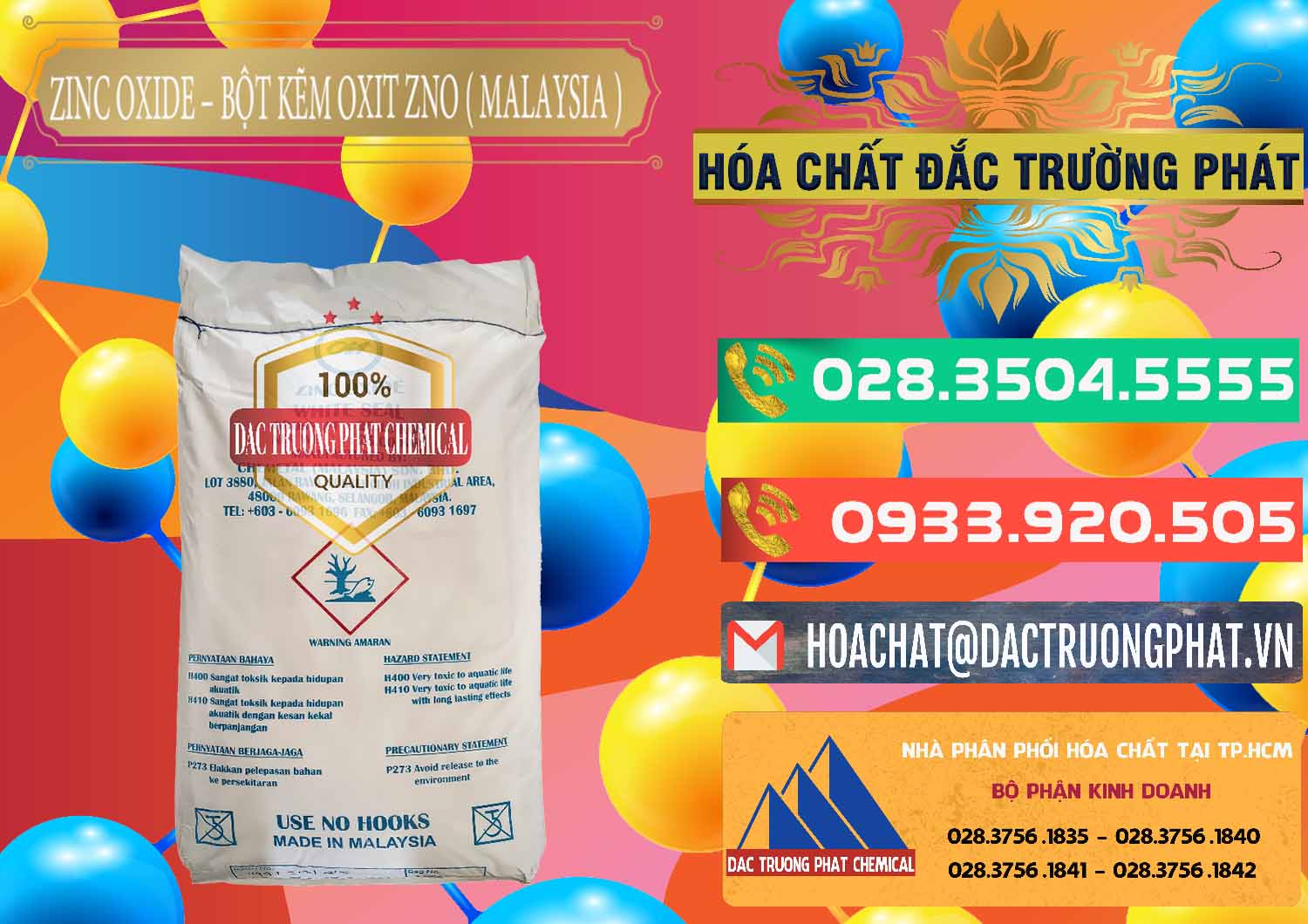 Nơi kinh doanh và bán Zinc Oxide - Bột Kẽm Oxit ZNO Malaysia - 0179 - Công ty chuyên cung cấp & nhập khẩu hóa chất tại TP.HCM - congtyhoachat.com.vn