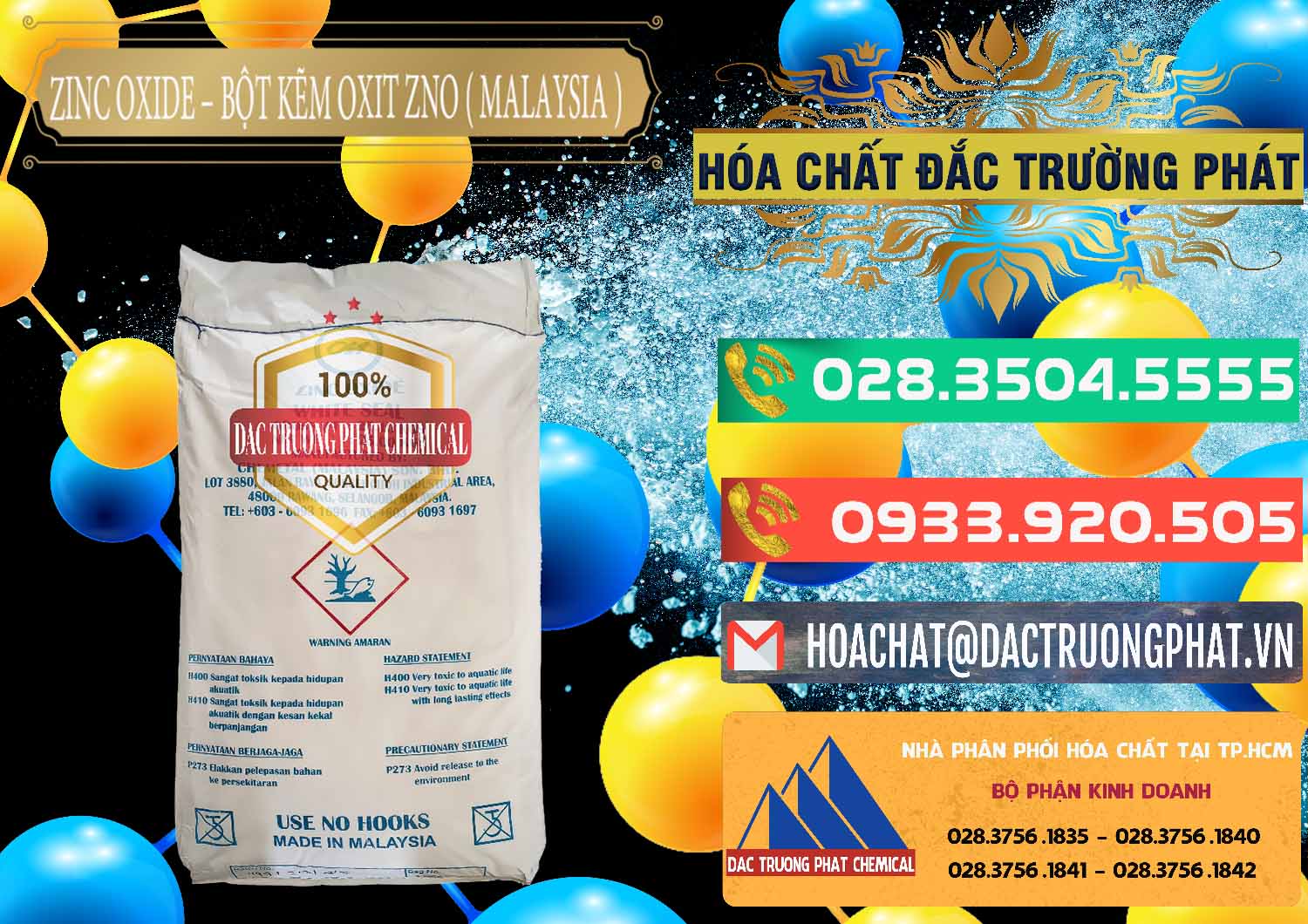 Cung cấp _ bán Zinc Oxide - Bột Kẽm Oxit ZNO Malaysia - 0179 - Nơi chuyên bán và phân phối hóa chất tại TP.HCM - congtyhoachat.com.vn