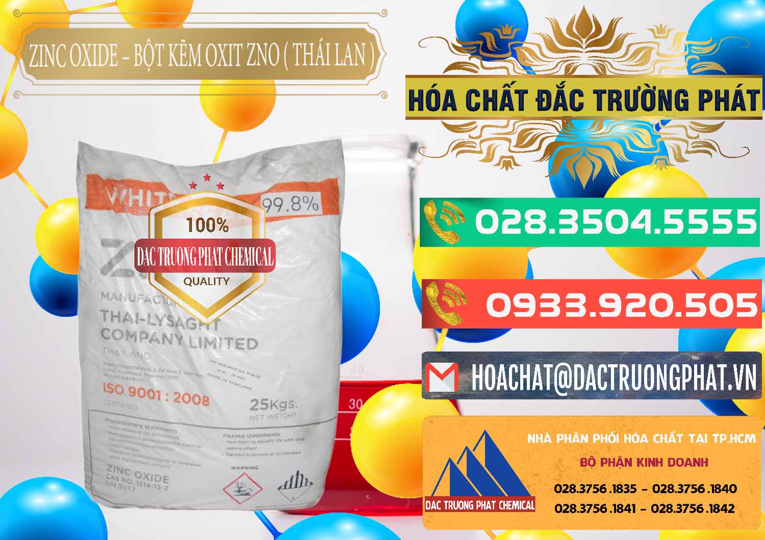 Cty chuyên kinh doanh _ bán Zinc Oxide - Bột Kẽm Oxit ZNO Thái Lan Thailand - 0181 - Chuyên cung cấp _ phân phối hóa chất tại TP.HCM - congtyhoachat.com.vn