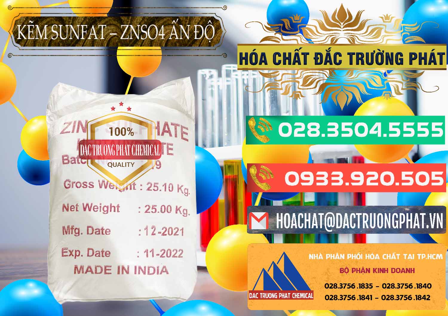 Nơi chuyên nhập khẩu và bán Kẽm Sunfat – ZNSO4.7H2O Ấn Độ India - 0417 - Công ty cung ứng - phân phối hóa chất tại TP.HCM - congtyhoachat.com.vn