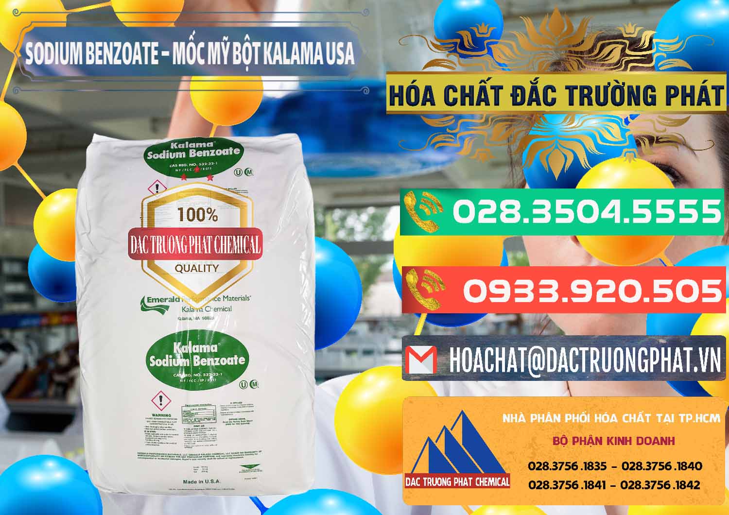 Nơi cung cấp và bán Sodium Benzoate - Mốc Bột Kalama Food Grade Mỹ Usa - 0136 - Nhà phân phối & nhập khẩu hóa chất tại TP.HCM - congtyhoachat.com.vn